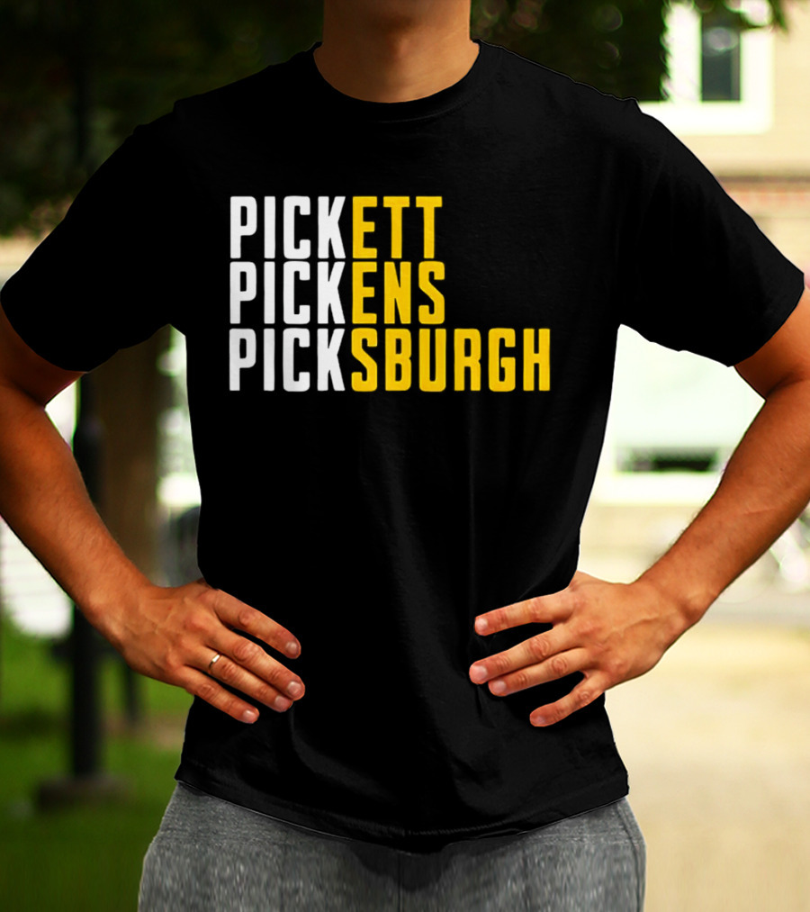 Pittsburgh Football Pickett Pickens Picksburgh Steelers Fan Gear T-Shirt