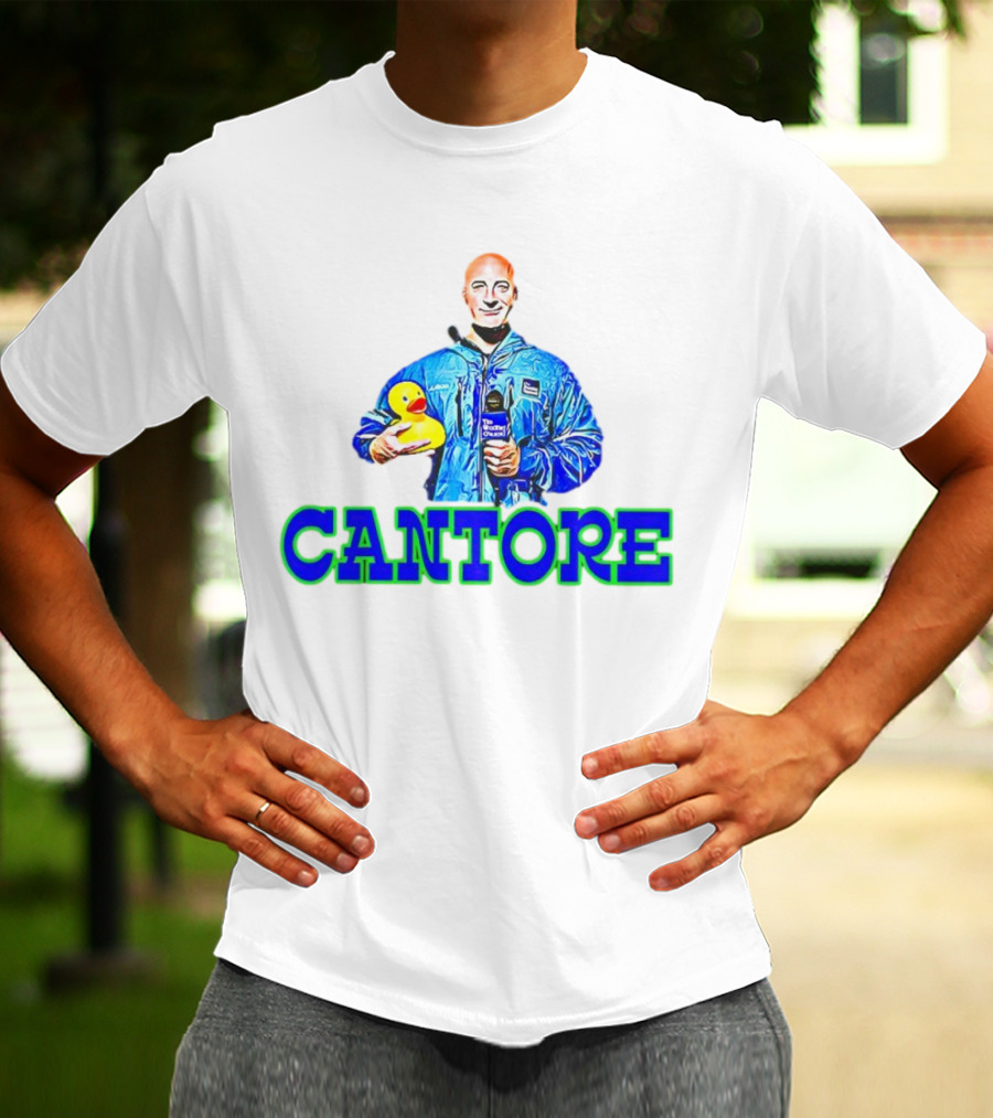 CANTORE The Weather Channel Rubber Duck Storm Tracker T-Shirt