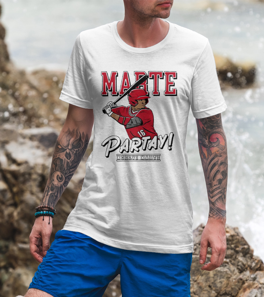 Marte Partay Noelvi Marte Cincinnati Reds Mlbpa T-Shirt