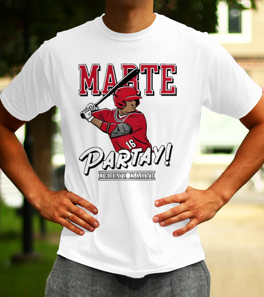 Marte Partay Noelvi Marte Cincinnati Reds Mlbpa T-Shirt