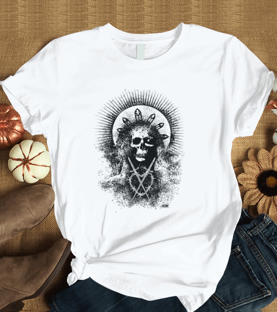 Julia Hart Danse Macabre Skull Crown AEW T-Shirt