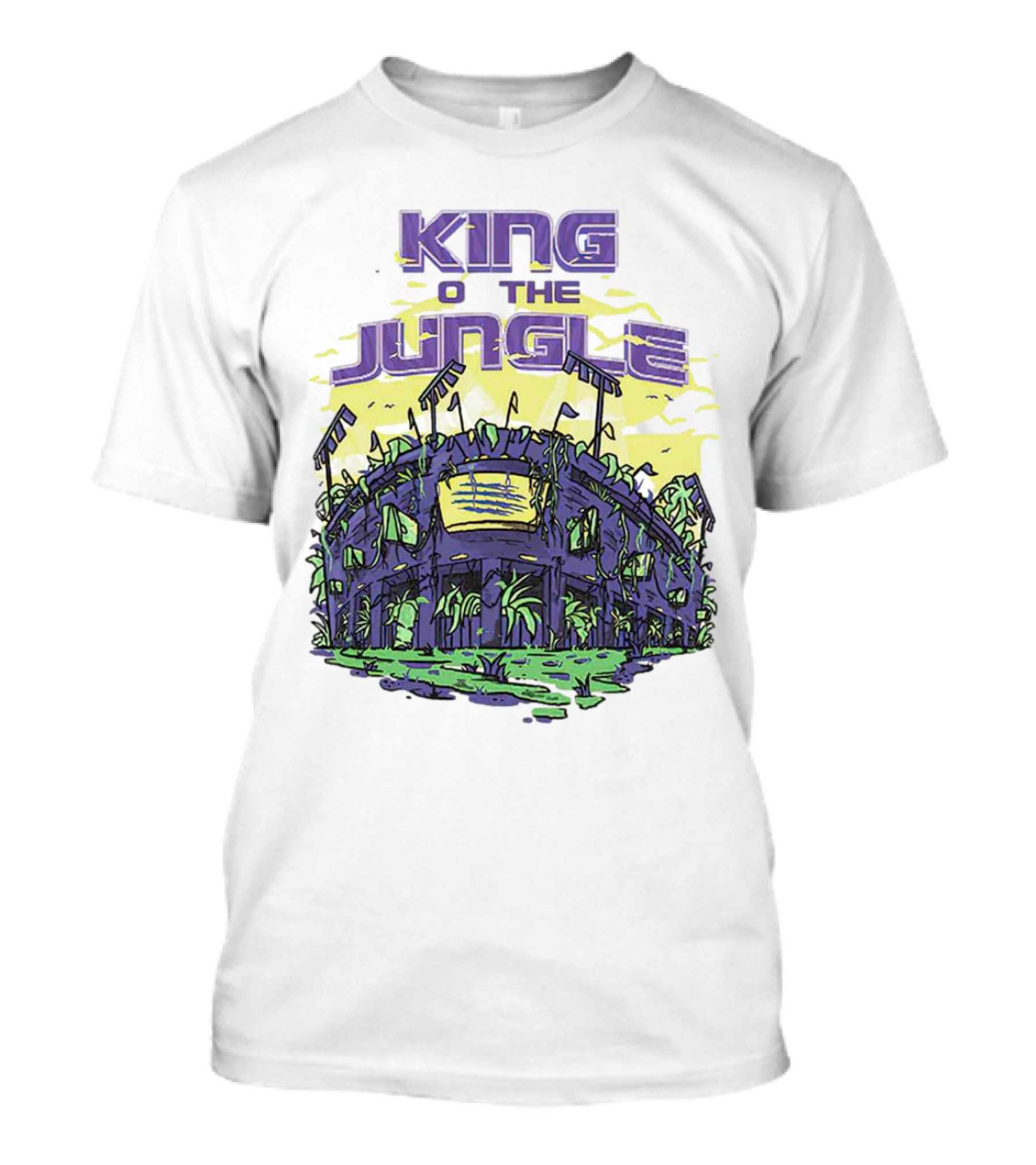 King Of The Jungle LSU Tigers Stadium T-Shirt