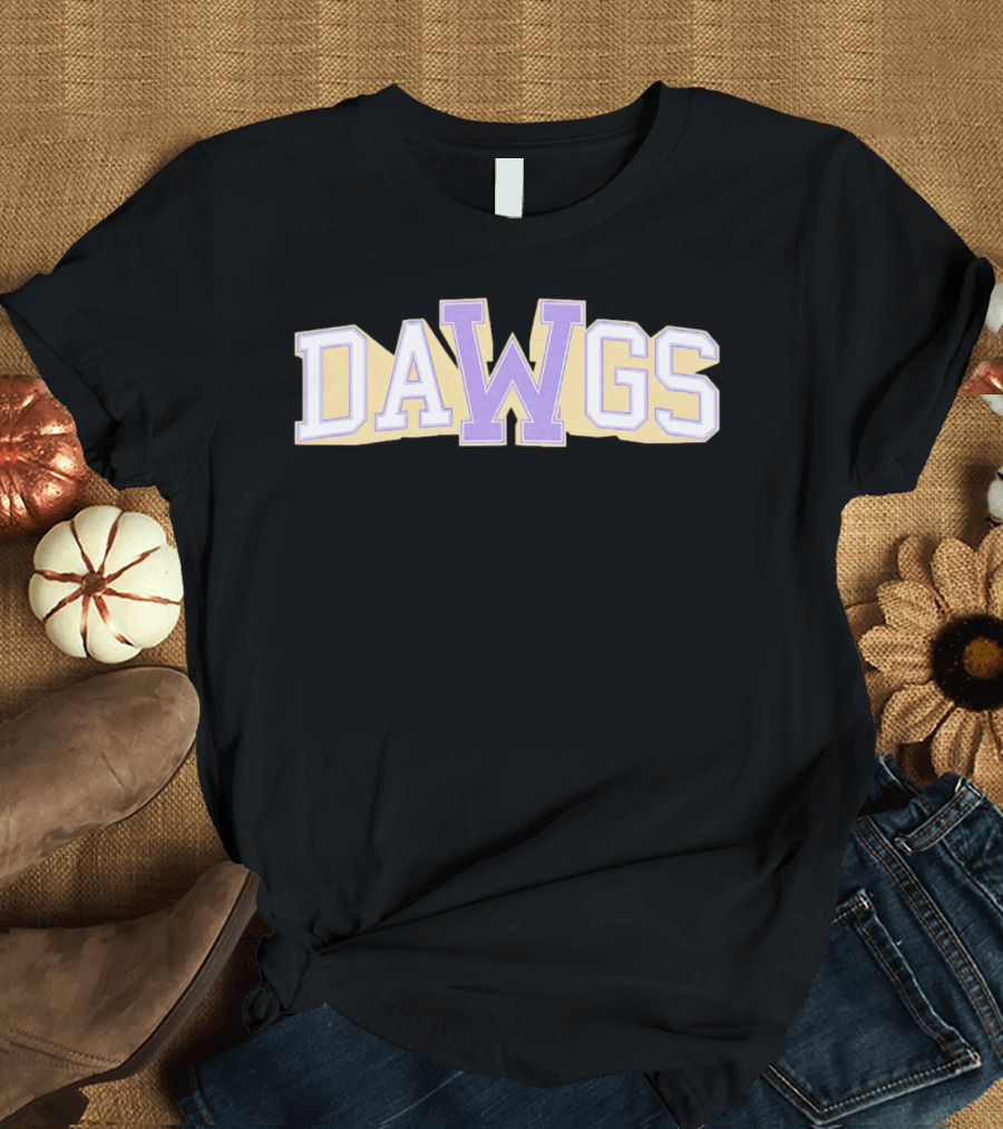 W Dawgs Washington Huskies Football T-Shirt