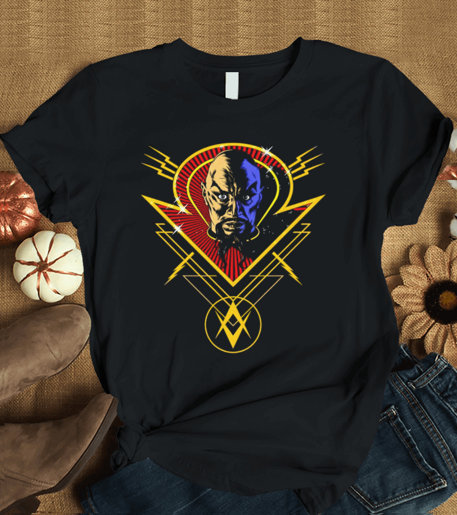 Ming The Merciless Flash Gordon Comics Villain Art Deco T-Shirt