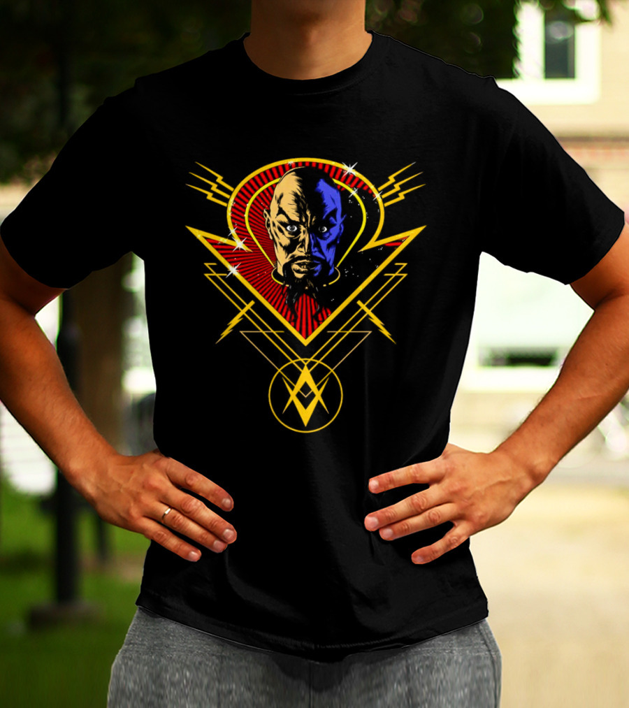 Ming The Merciless Flash Gordon Comics Villain Art Deco T-Shirt