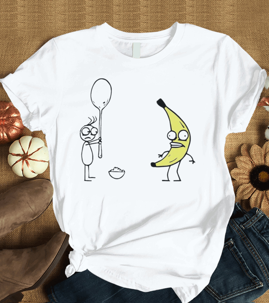 Don Hertzfeldt Rejected Animation Spoon Banana Scene T-Shirt