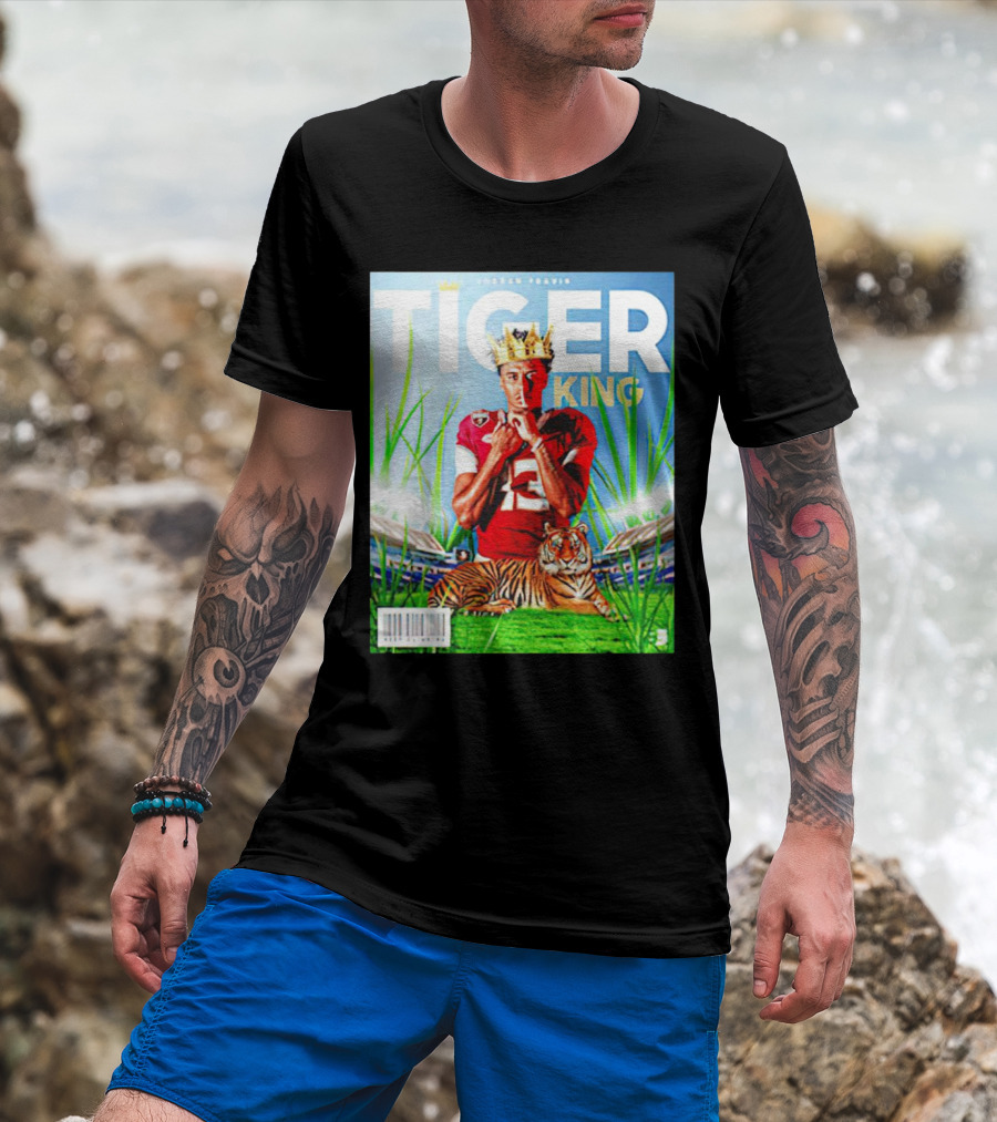 Jordan Travis Tiger King Florida State Seminoles Football Magazine Cover T-Shirt