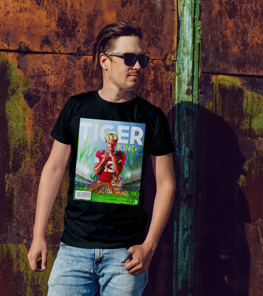 Jordan Travis Tiger King Florida State Seminoles Football Magazine Cover T-Shirt