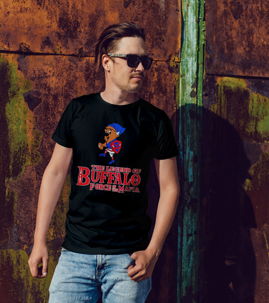 The Legend Of Buffalo Force Of The Mafia Football Fantasy T-Shirt