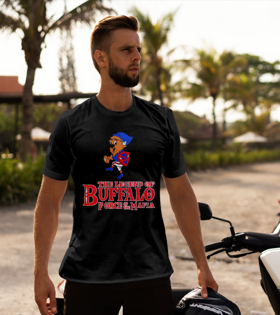 The Legend Of Buffalo Force Of The Mafia Football Fantasy T-Shirt