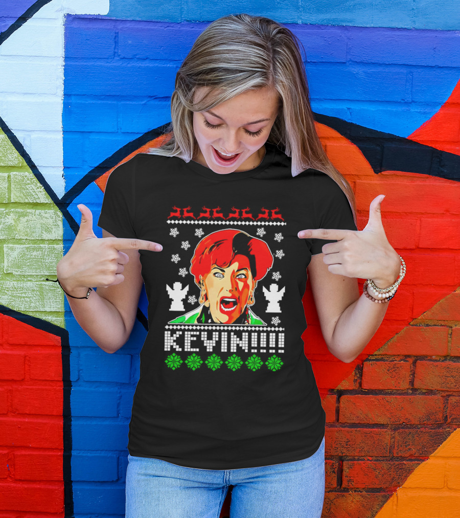 Kate McCallister Kevin Christmas Sweater Style Iconic Scream Holiday T-Shirt