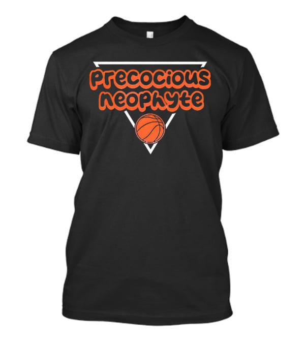 Precocious Neophyte Basketball Triangle Emblem T-Shirt