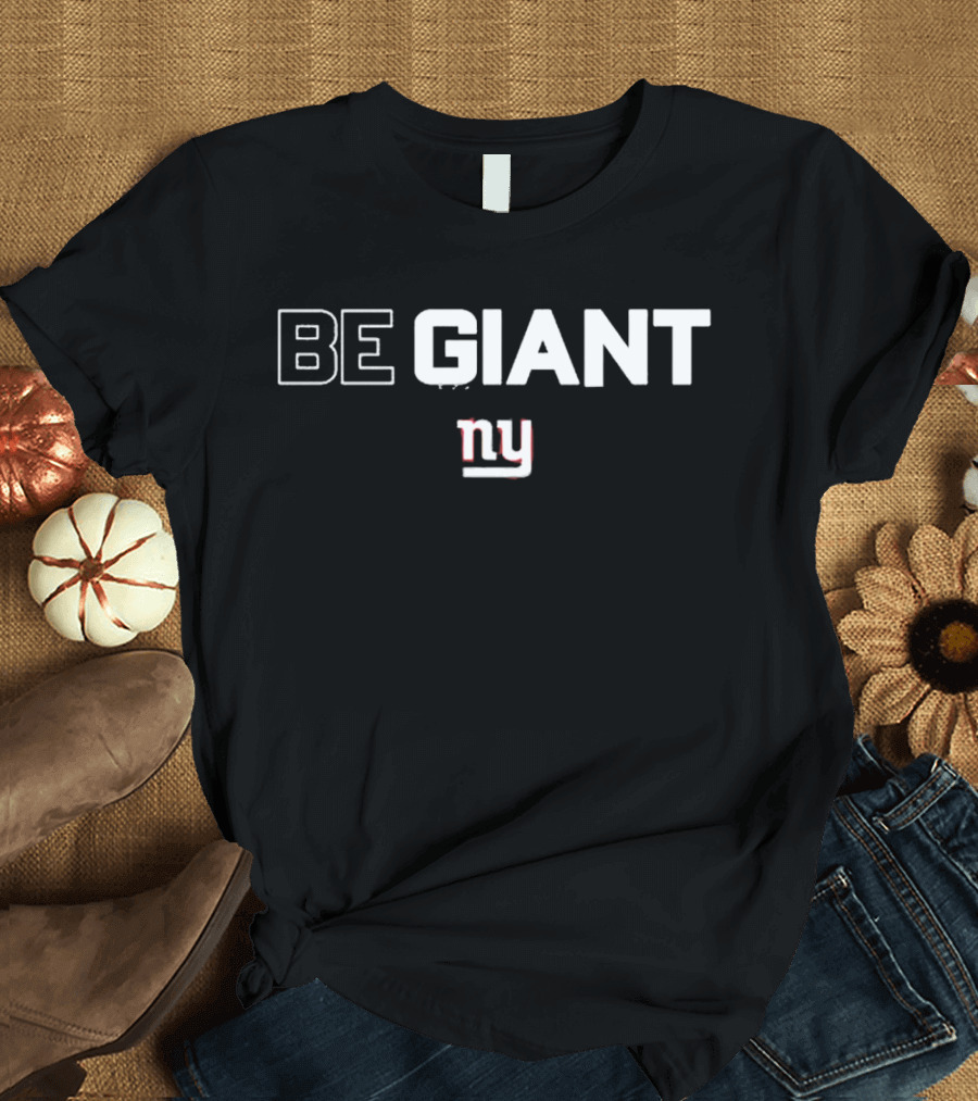 Be Giant Ny New York Giants Art Stapleton T-Shirt