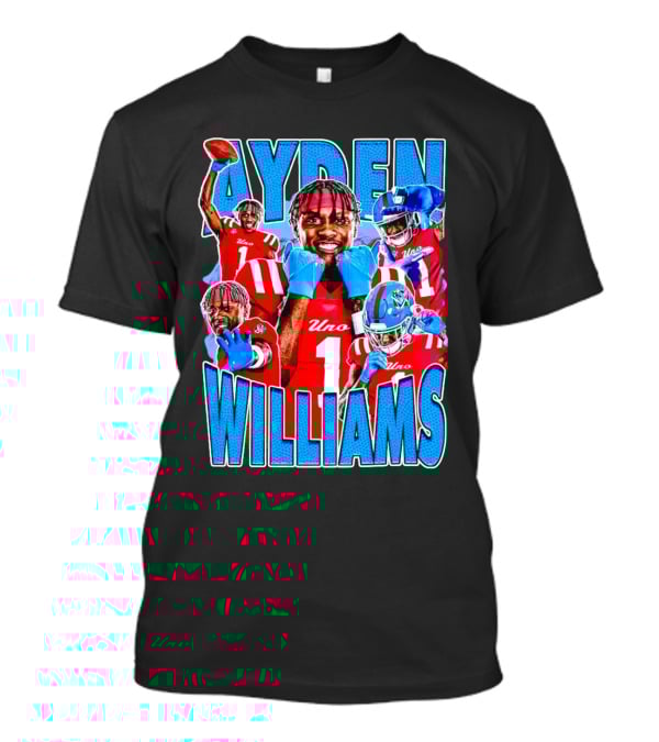 Ayden Williams Uno 1 Ole Miss Rebels Football Vintage T-Shirt