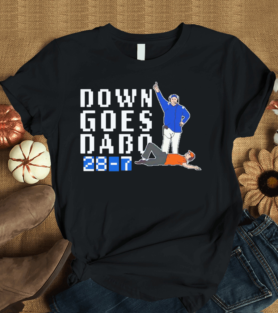 Down Goes Dabo 28-7 Duke Blue Devils Victory T-Shirt