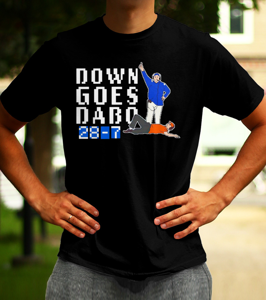 Down Goes Dabo 28-7 Duke Blue Devils Victory T-Shirt