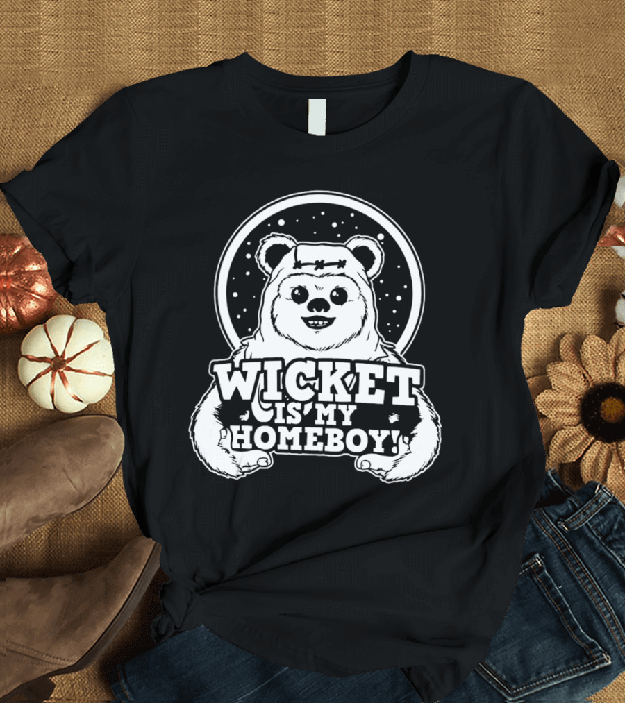 Wicket Is My Homeboy Space Bear T-Shirt