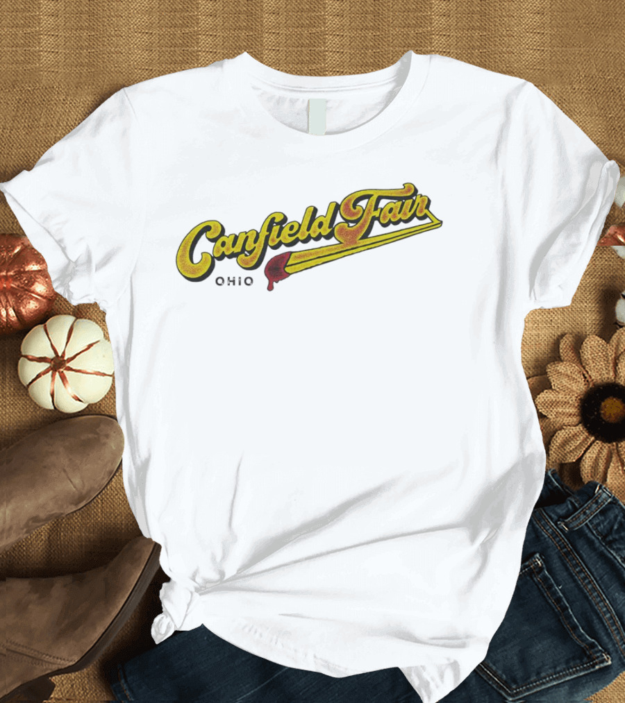 Canfield Fair Ohio Retro Style Match T-Shirt