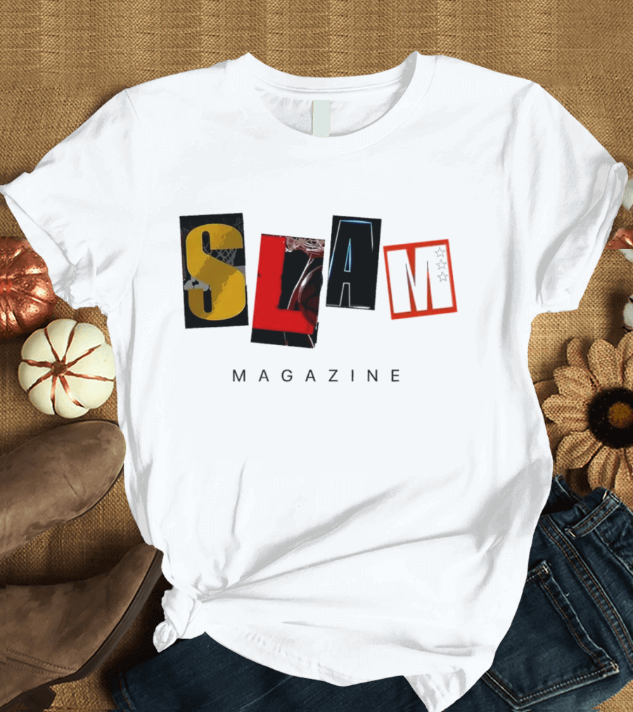 SLAM Mag Cut-Out Basketball Fashion Magazine T-Shirt