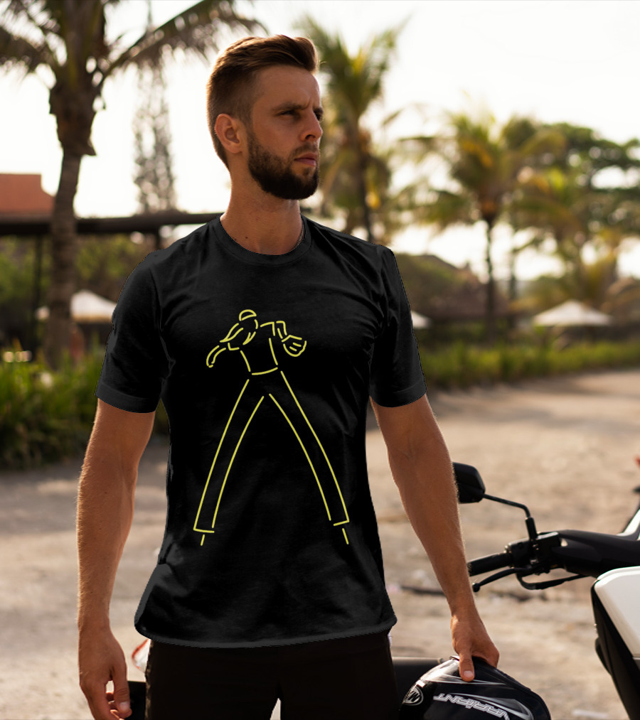 Dakota Stilts Albritton Neon Savannah Bananas Baseball Player T-Shirt