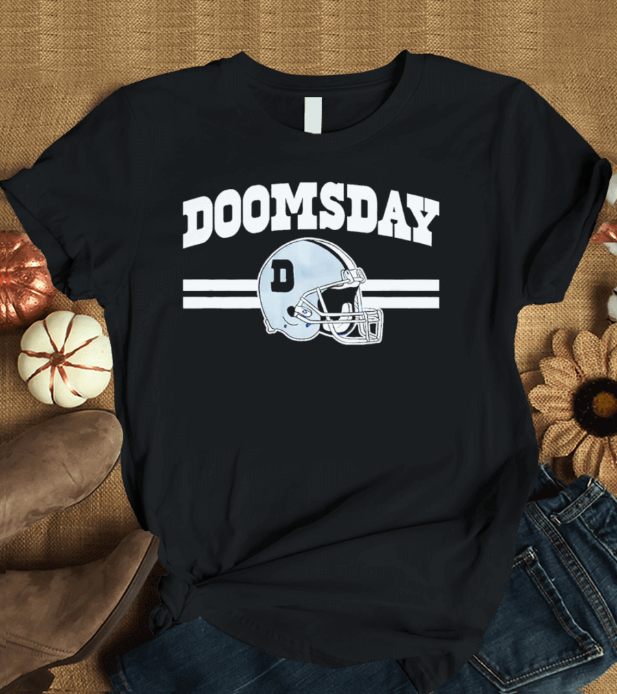 Doomsday Big D Dallas Cowboys Football Helmet T-Shirt