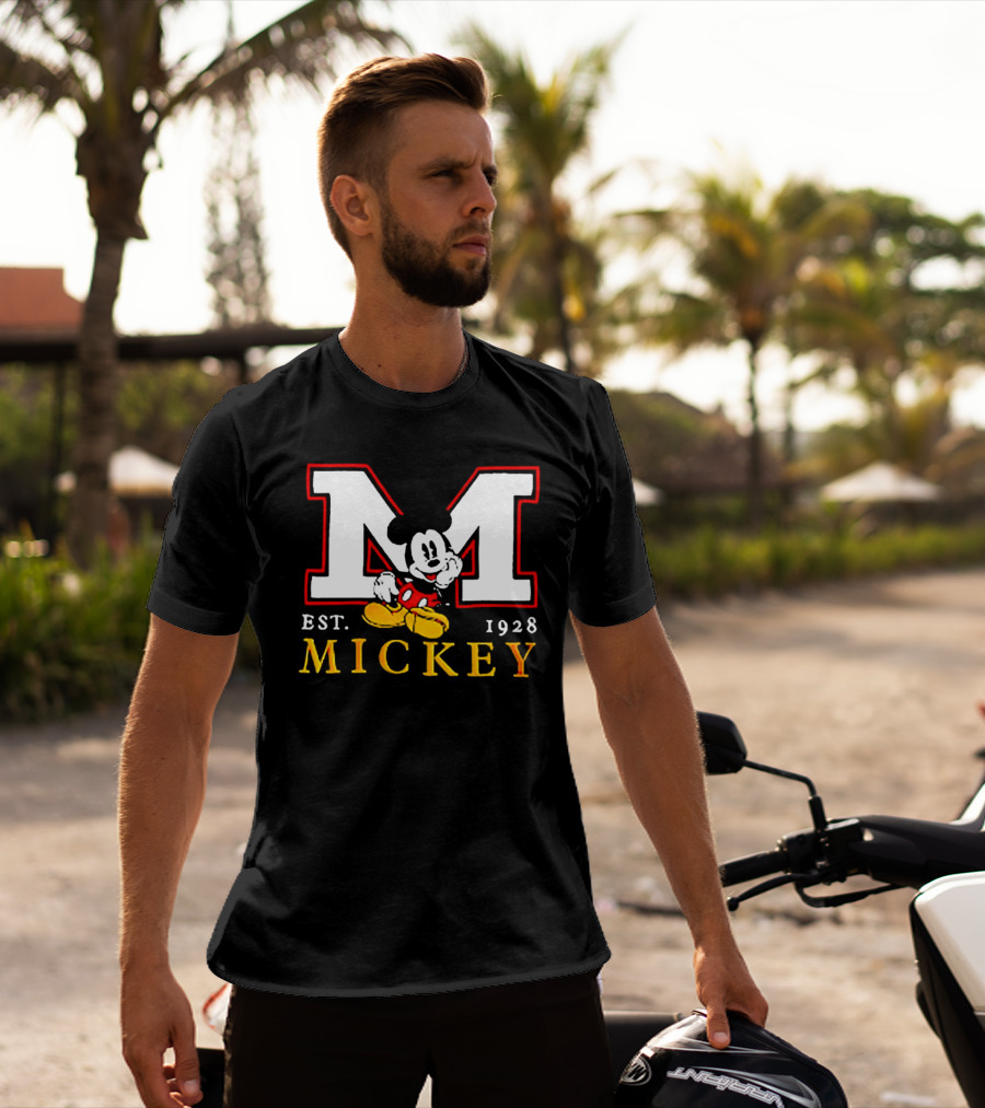 Mickey Mouse Est 1928 M T-Shirt