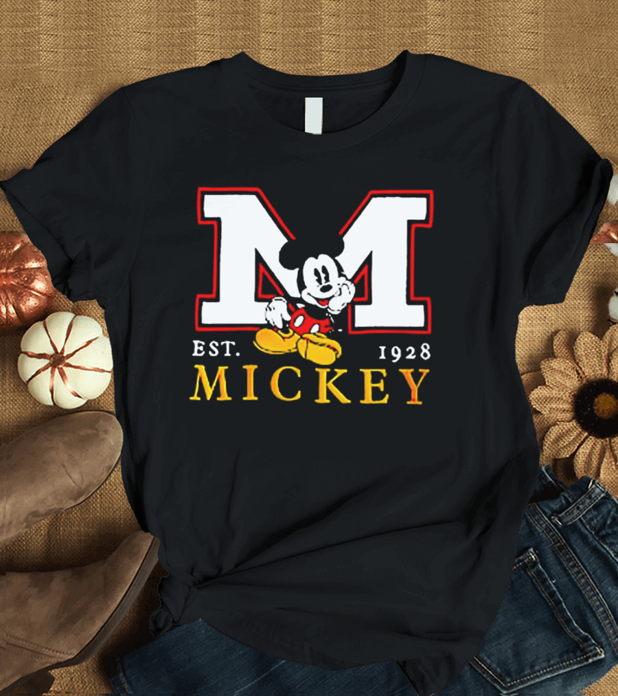 Mickey Mouse Est 1928 M T-Shirt