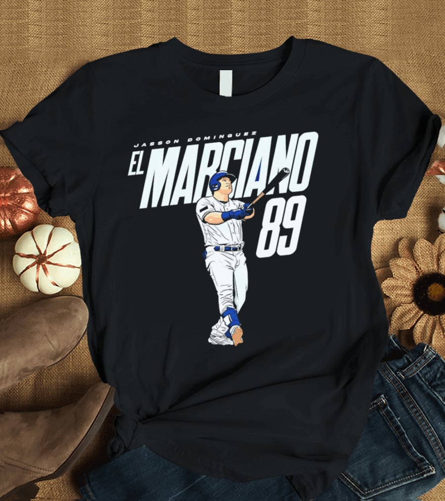 Jasson Domínguez El Marciano 89 New York Yankees Baseball Player T-Shirt