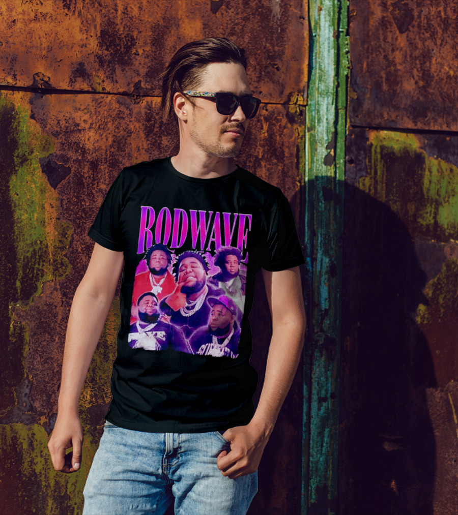 Rod Wave Beautiful Mind Vintage Collage T-Shirt