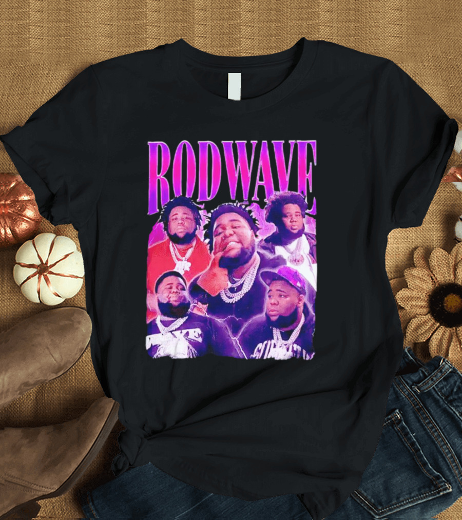 Rod Wave Beautiful Mind Vintage Collage T-Shirt