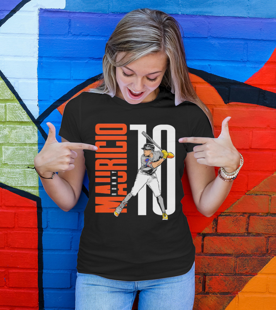 Ronny Mauricio 10 New York Mets Baseball Player T-Shirt