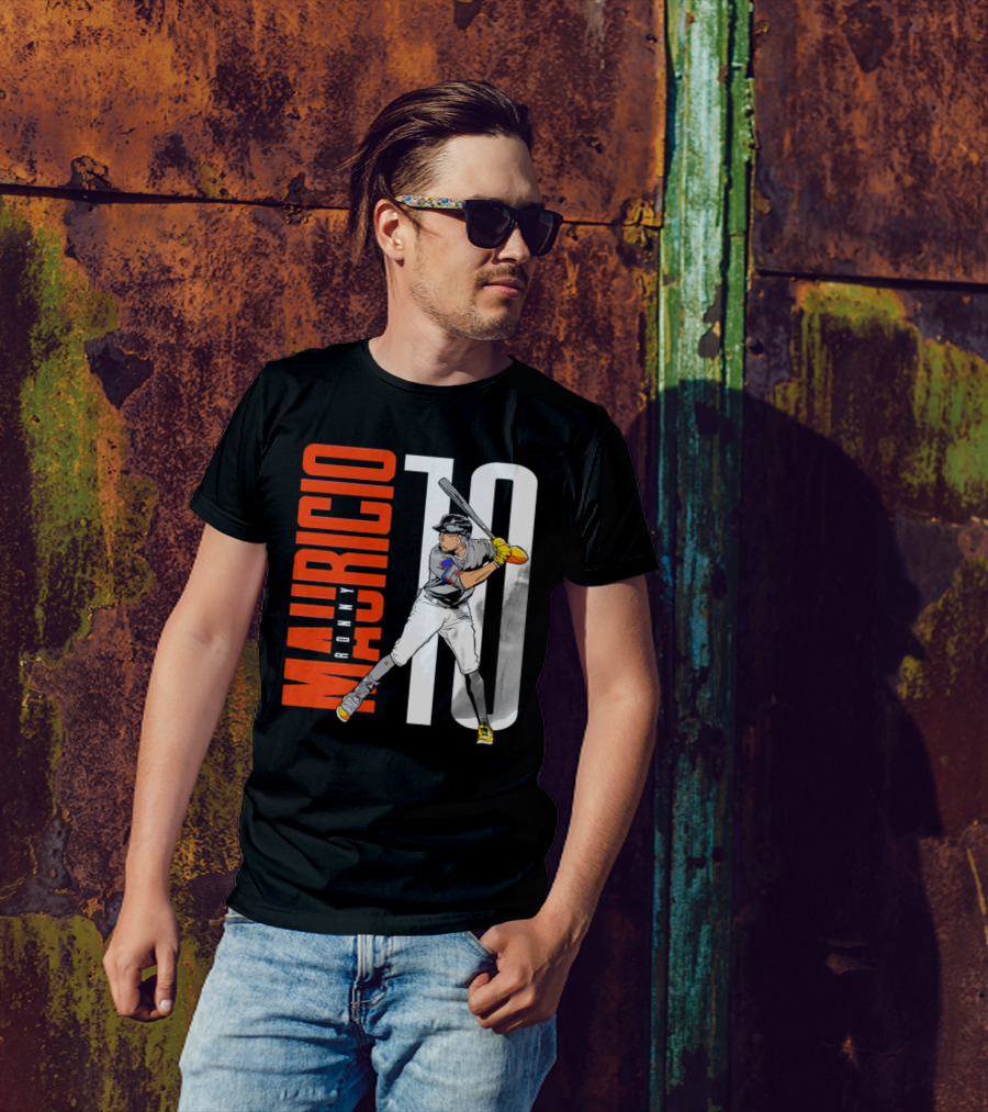 Ronny Mauricio 10 New York Mets Baseball Player T-Shirt