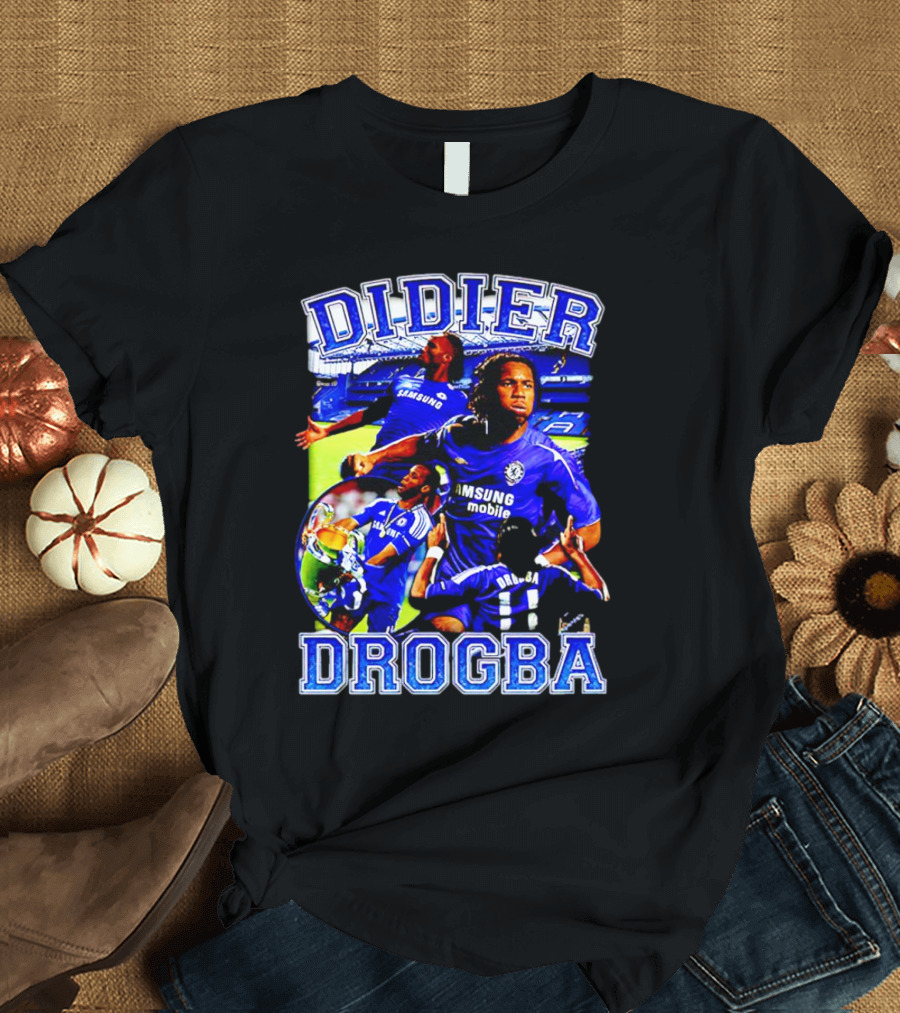 Didier Drogba Chelsea Samsung Mobile Victory T-Shirt