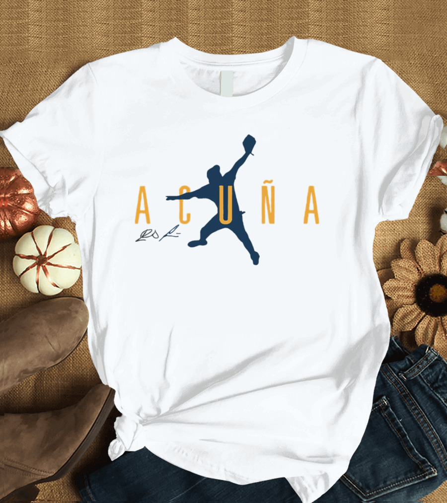 Ronald Acuna Jr Atlanta Braves Air Acuna II Acuna Signature T-Shirt