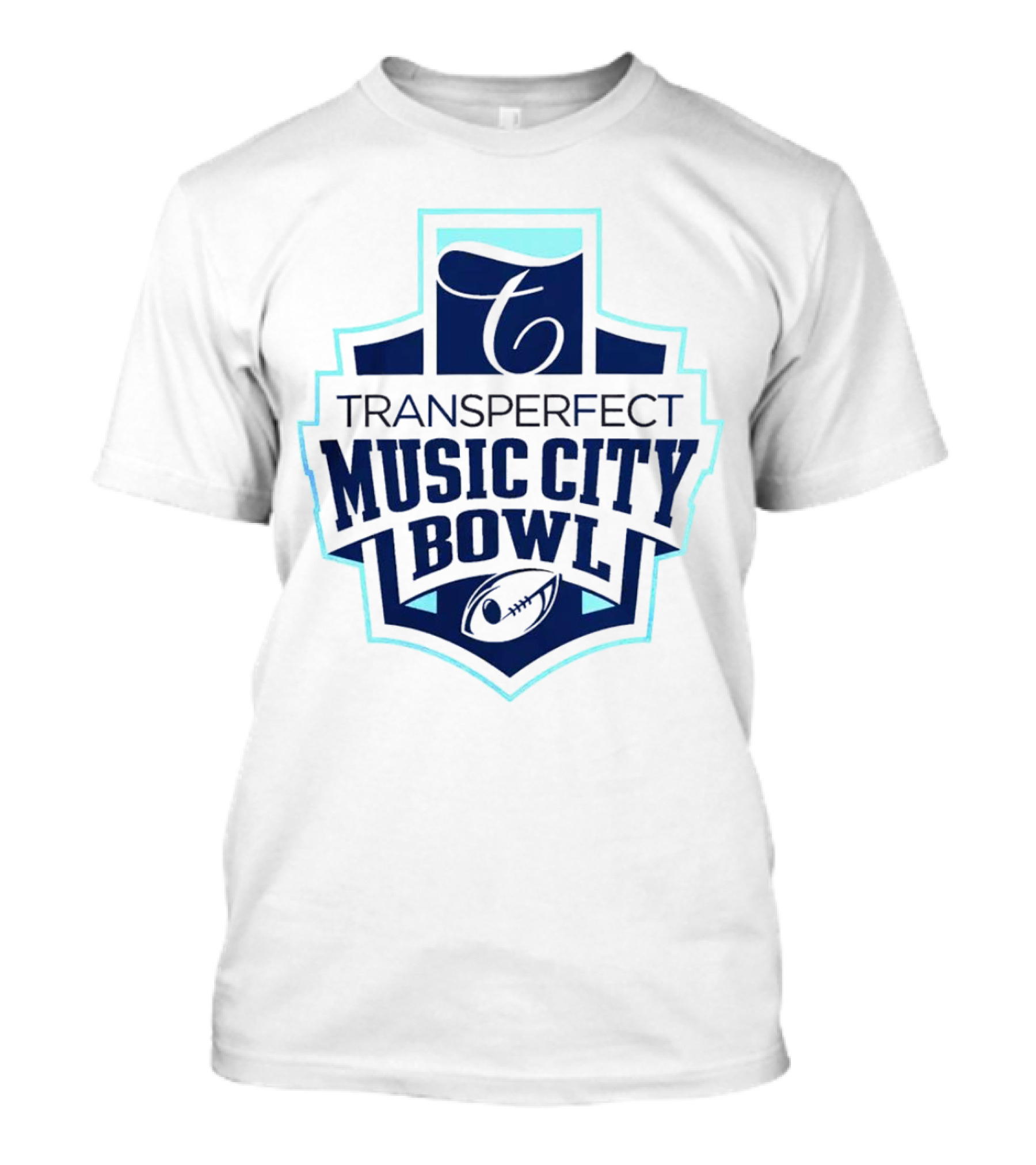 Transperfect Music City Bowl Football Emblem T-Shirt
