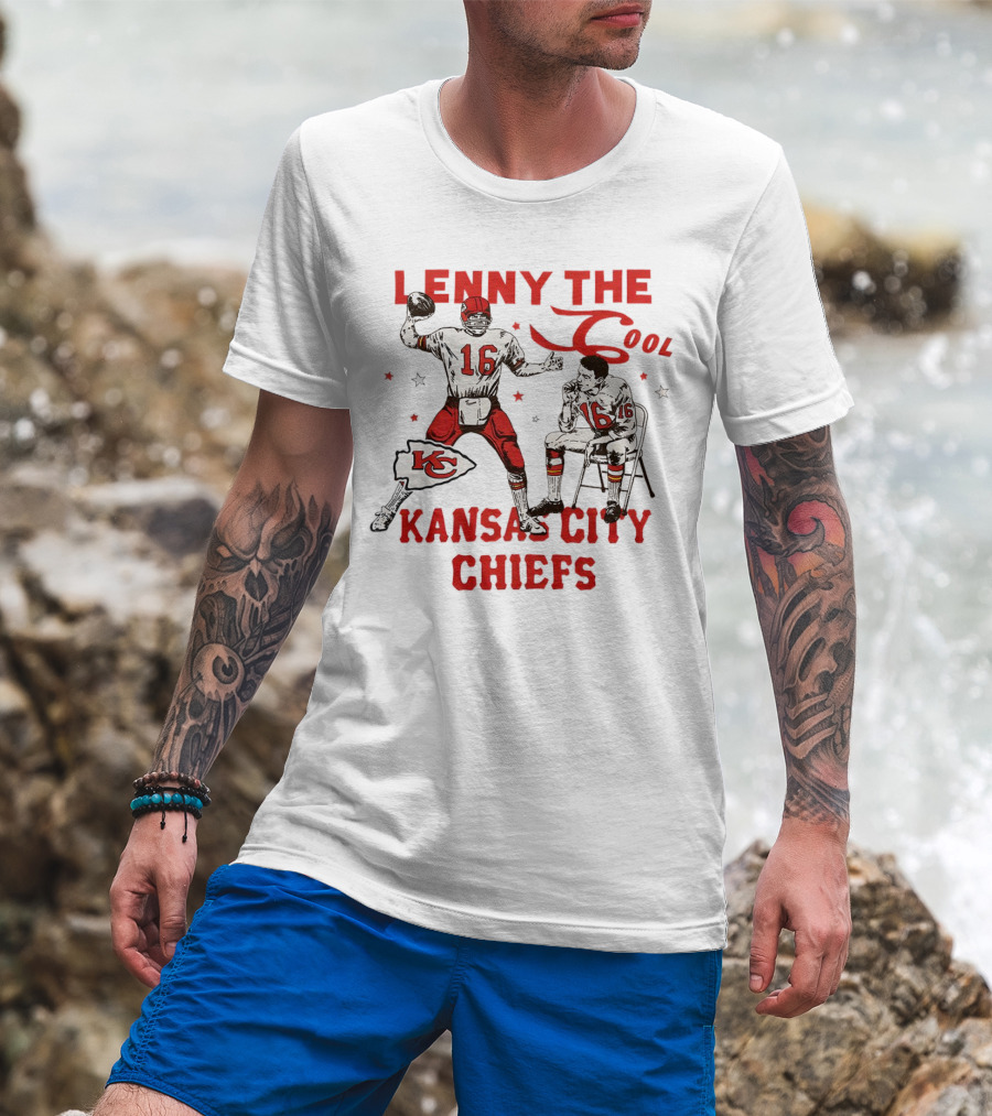 Lenny The Cool Len Dawson Kansas City Chiefs 16 T-Shirt