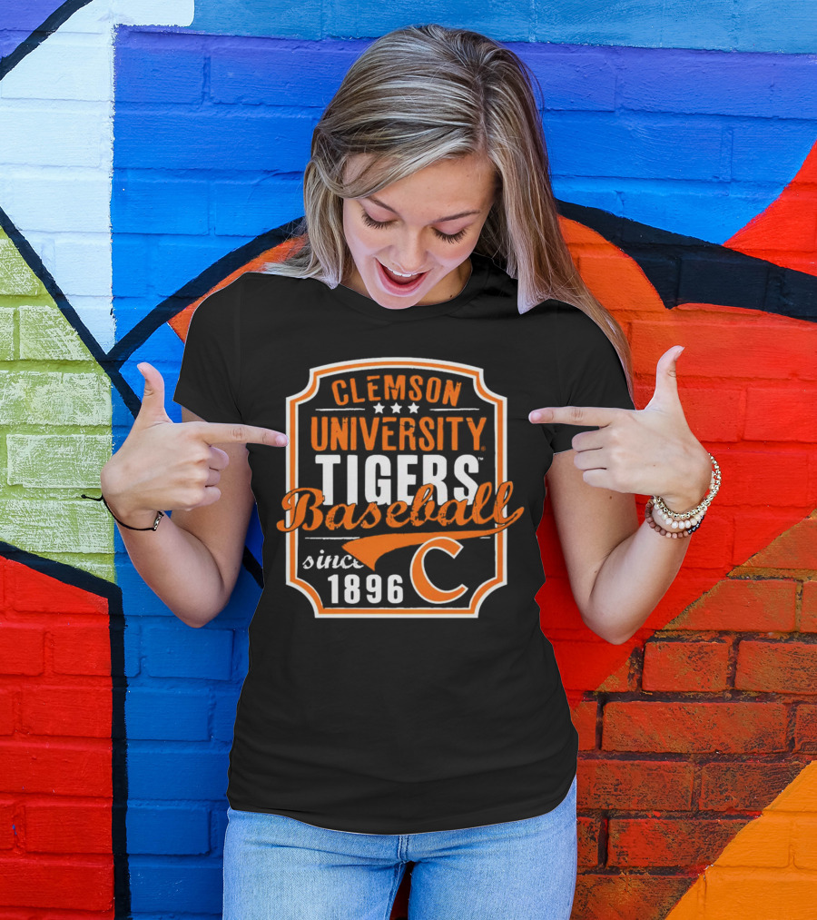 Clemson University Tigers Baseball Since 1896 T-Shirt