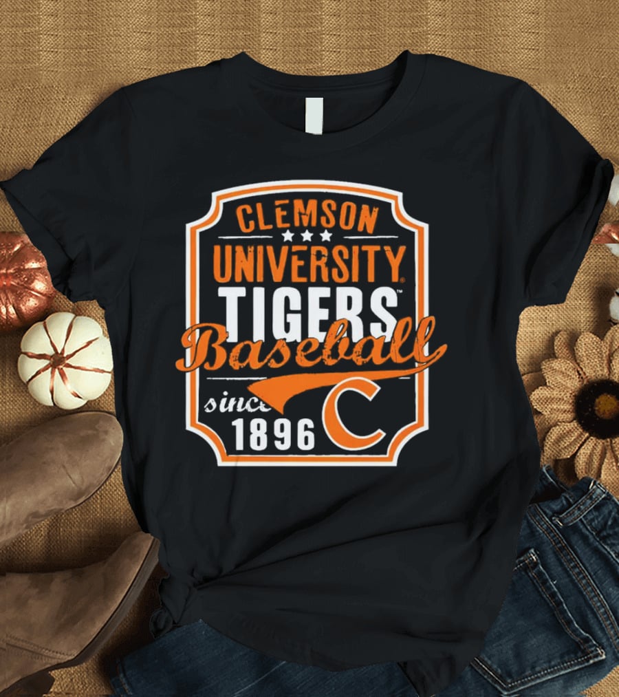 Clemson University Tigers Baseball Since 1896 T-Shirt