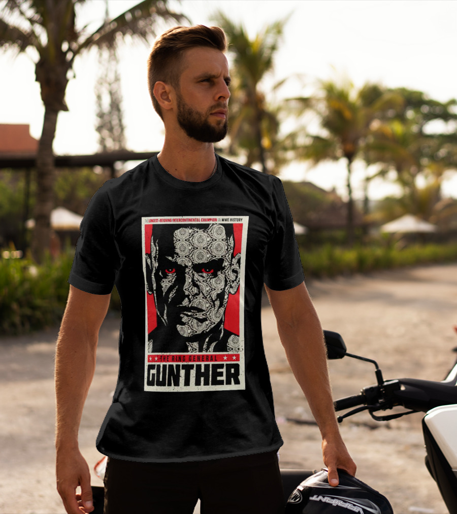 Gunther The Ring General Longest-Reigning Intercontinental Champion In WWE History T-Shirt