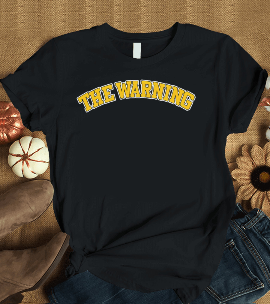 The Warning Arch Text Design Classic T-Shirt