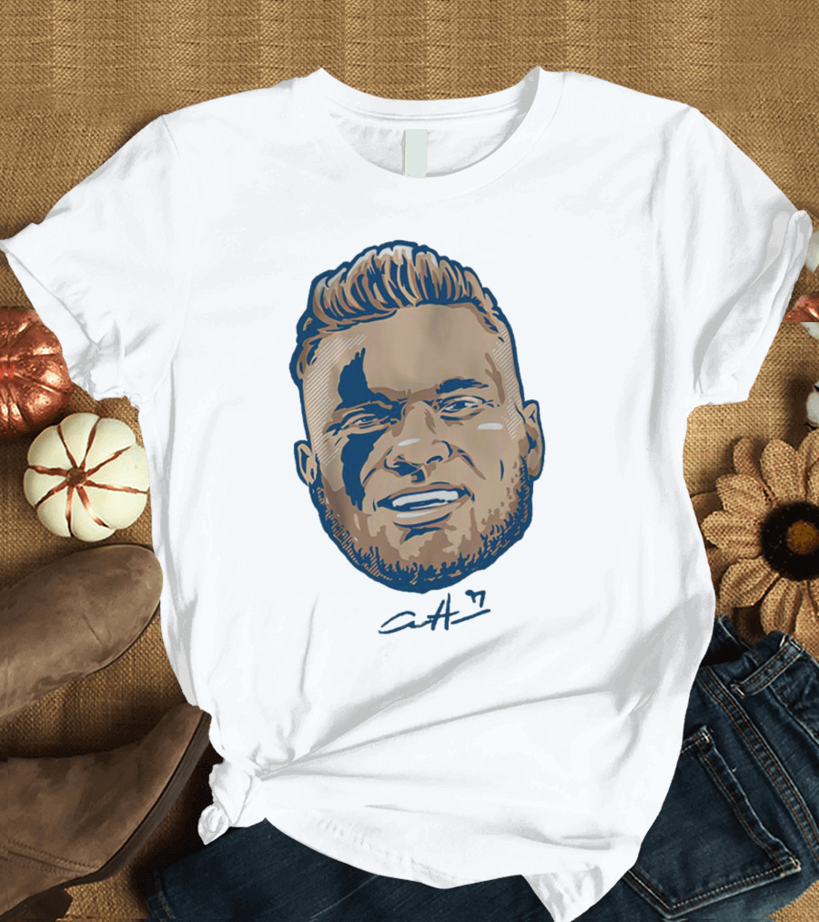 Aidan Hutchinson Swag Head Detroit Lions Signature T-Shirt