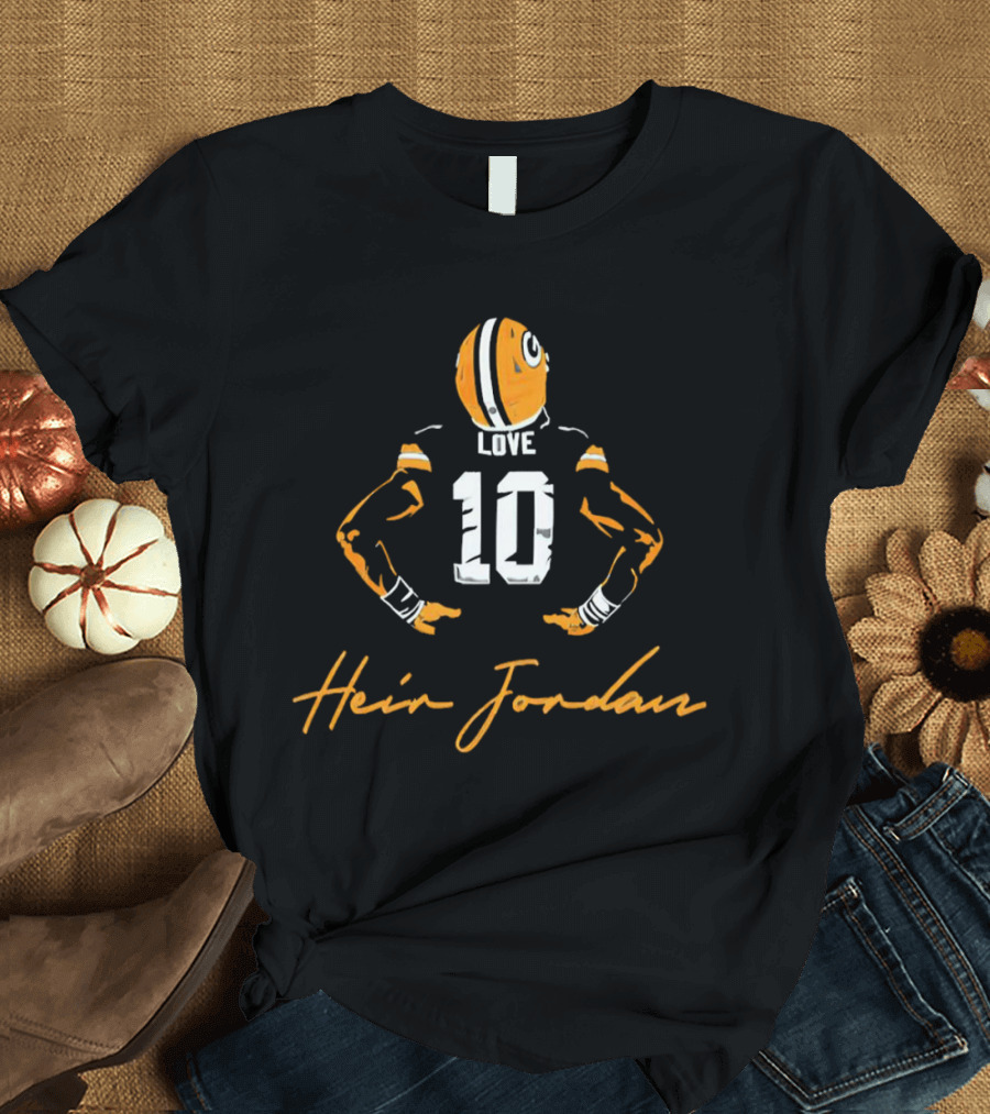 Heir Jordan Love 10 Green Bay Packers T-Shirt