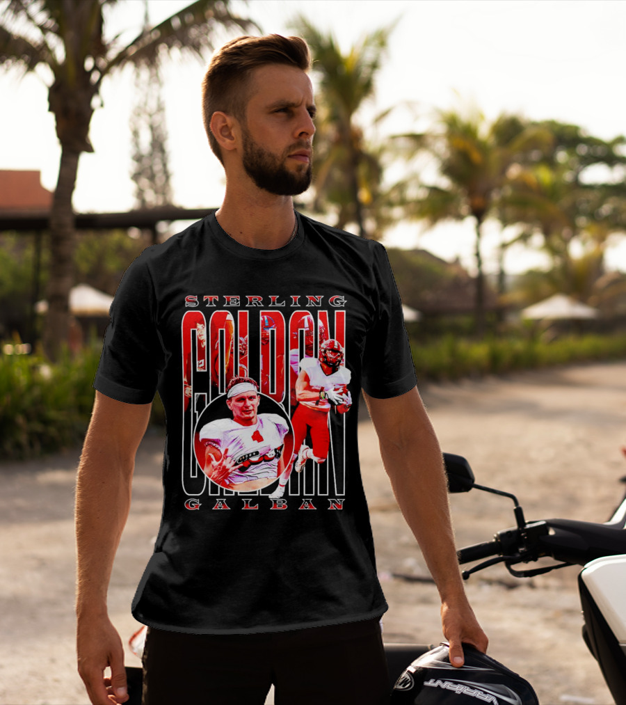 Sterling Galban Jacksonville State Gamecocks Football Star Receiver T-Shirt