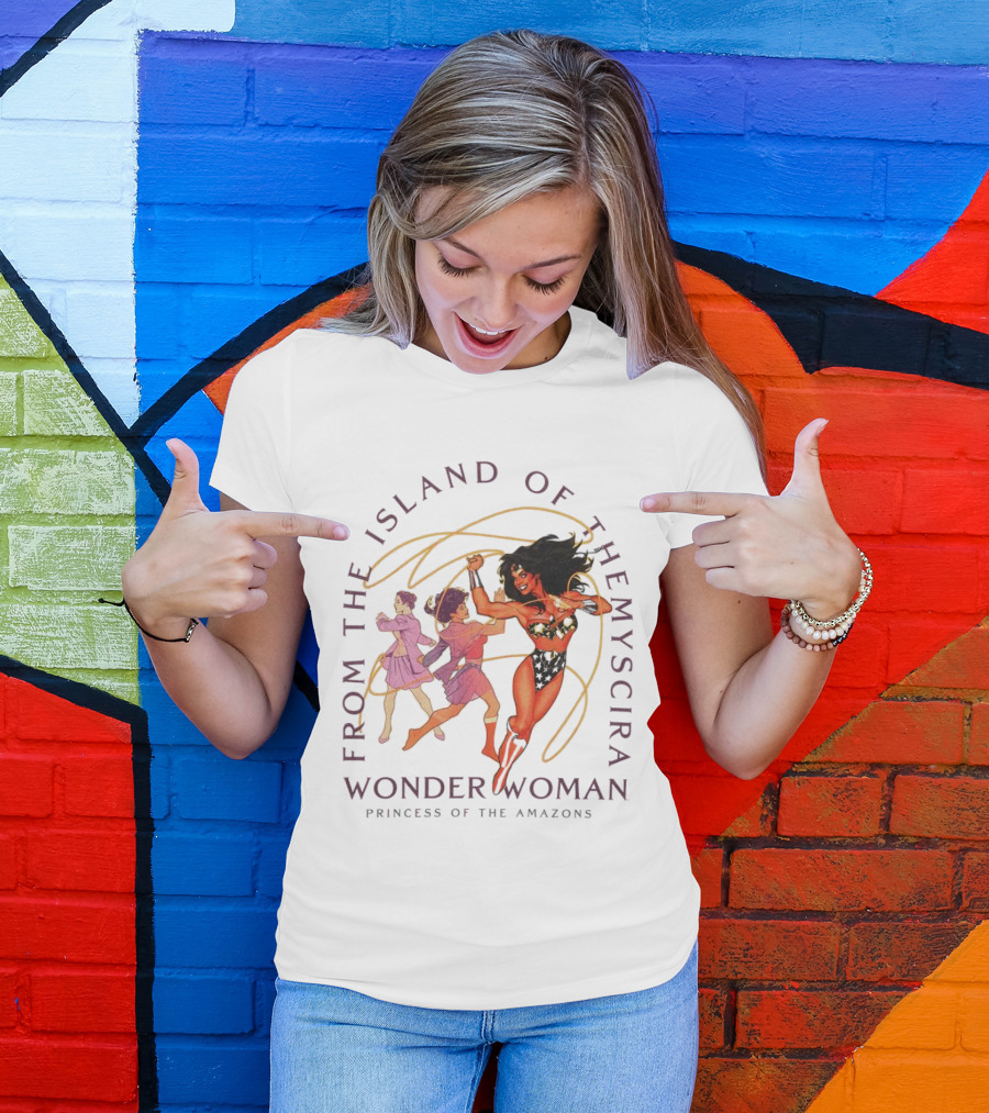 From The Island Of Themyscira Live Of The Amazons Wonder Woman T-Shirt