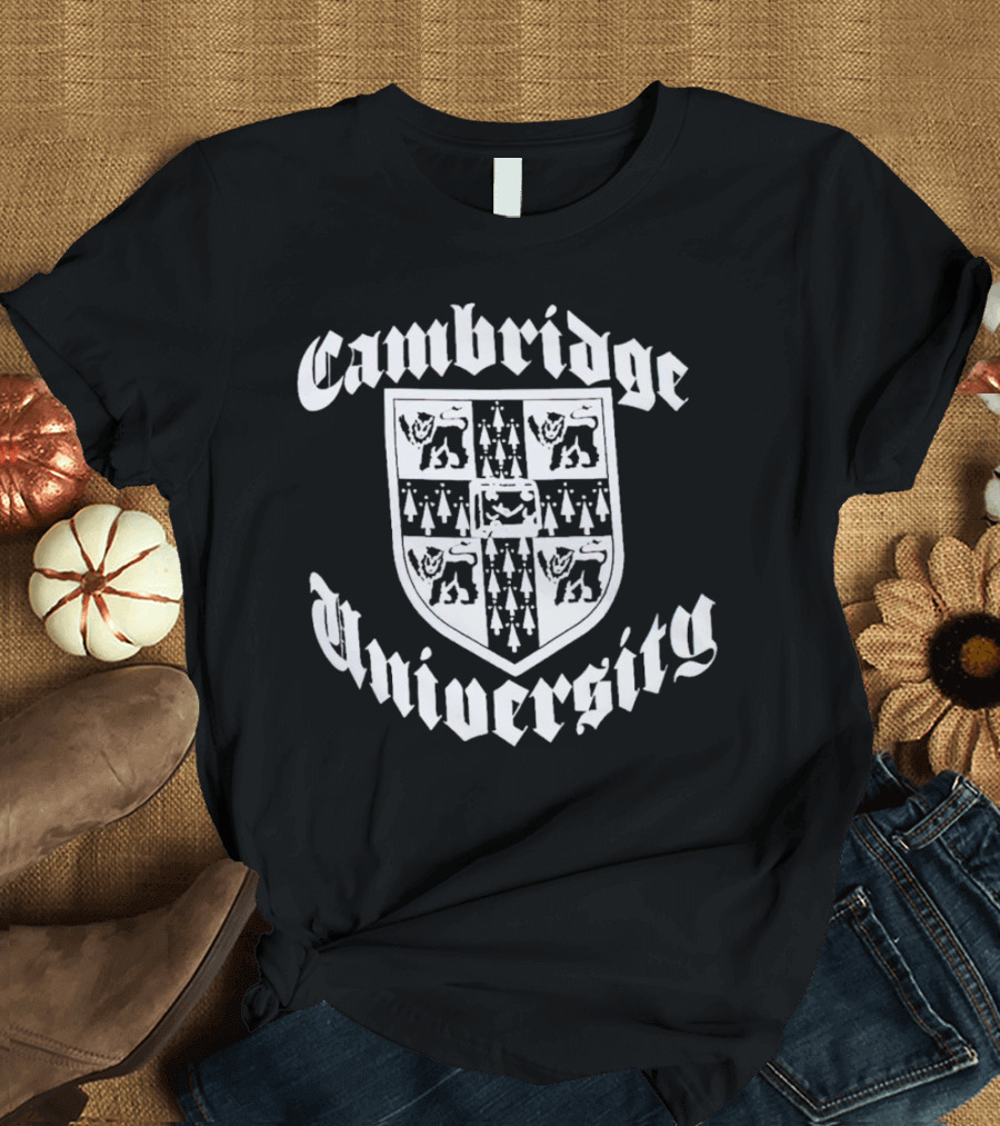 Cambridge University Classic Coat Of Arms Crest T-Shirt