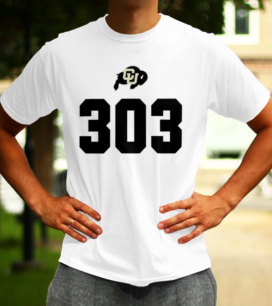 Colorado Buffaloes CU Logo 303 T-Shirt