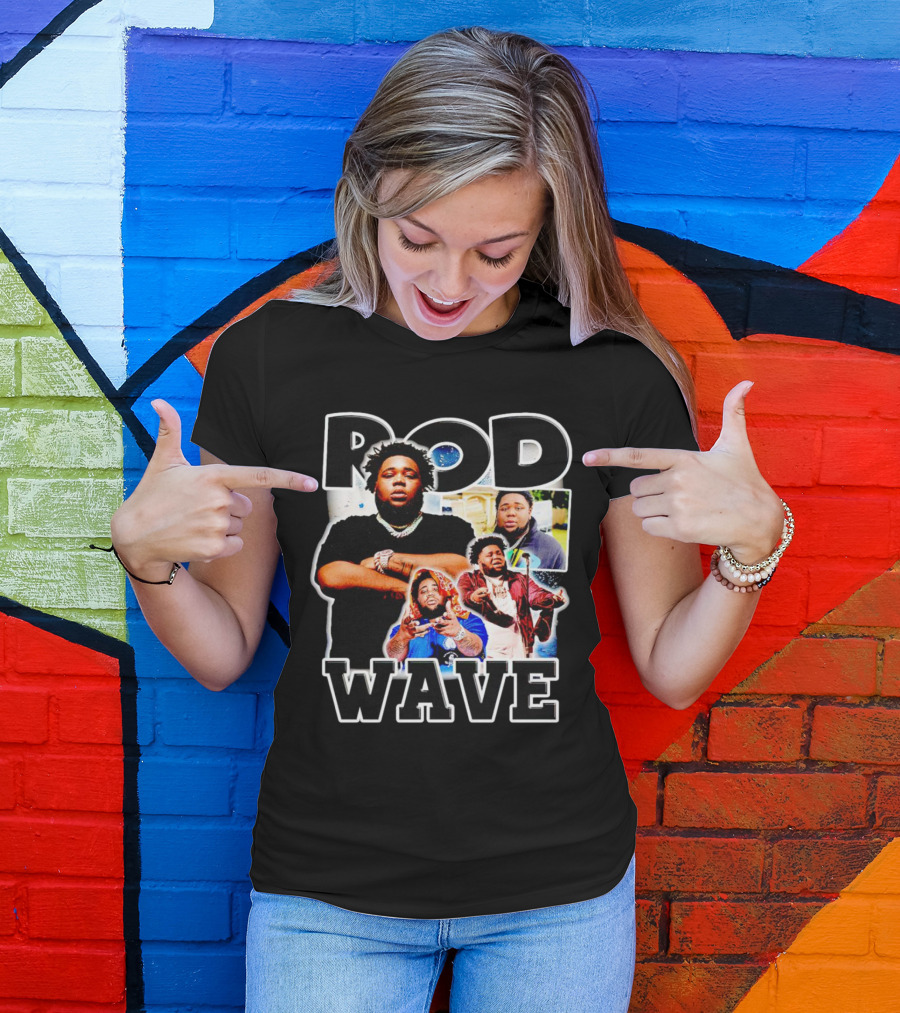 Rod Wave Vintage Collage Hip Hop T-Shirt