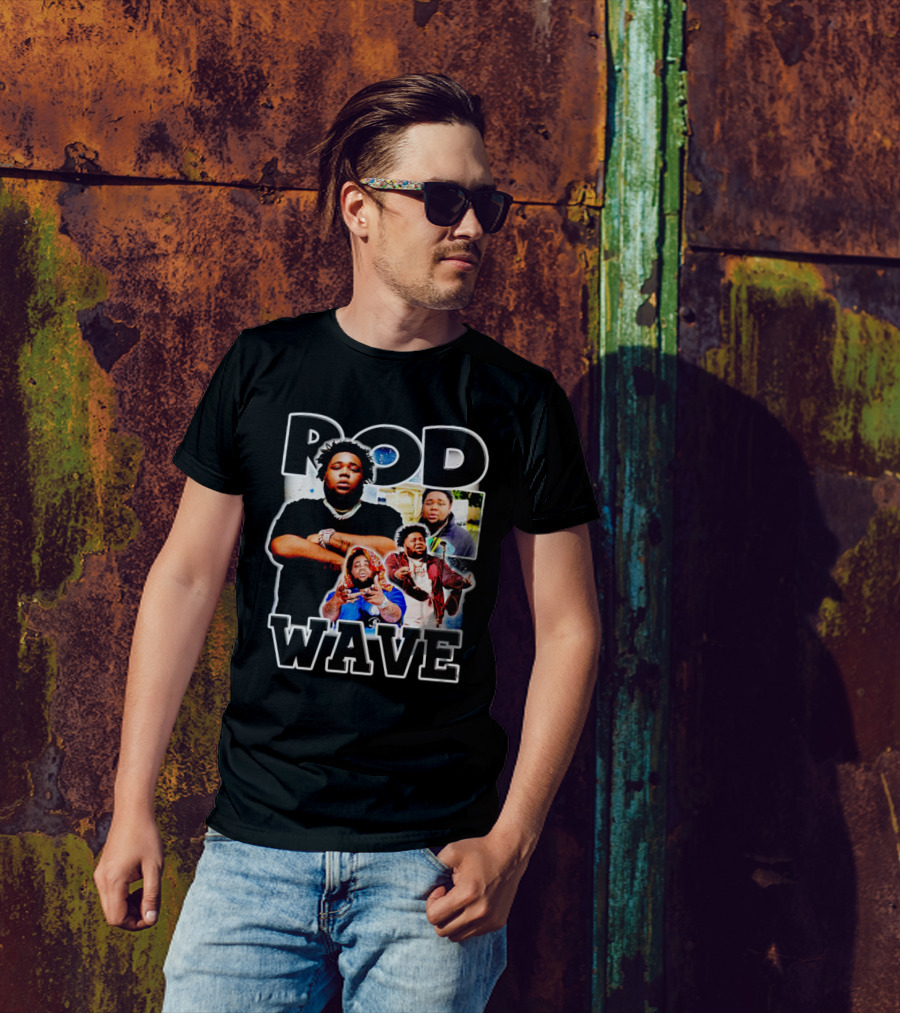 Rod Wave Vintage Collage Hip Hop T-Shirt