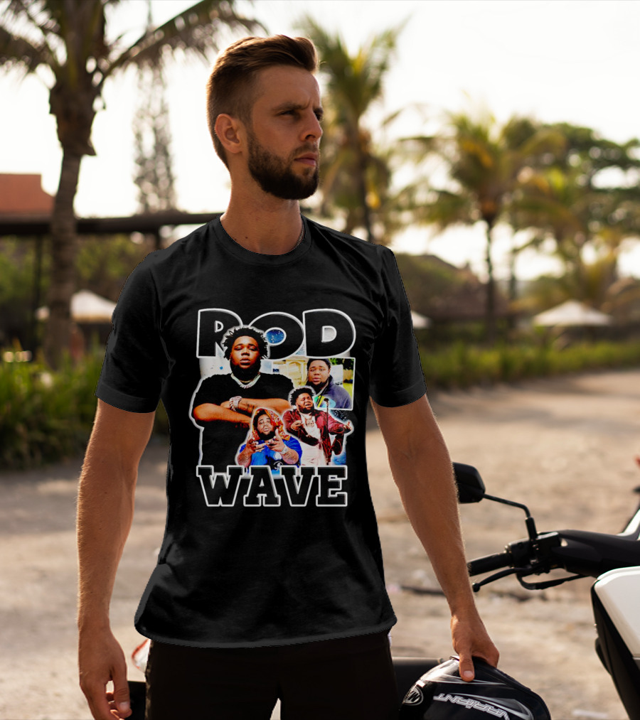 Rod Wave Vintage Collage Hip Hop T-Shirt