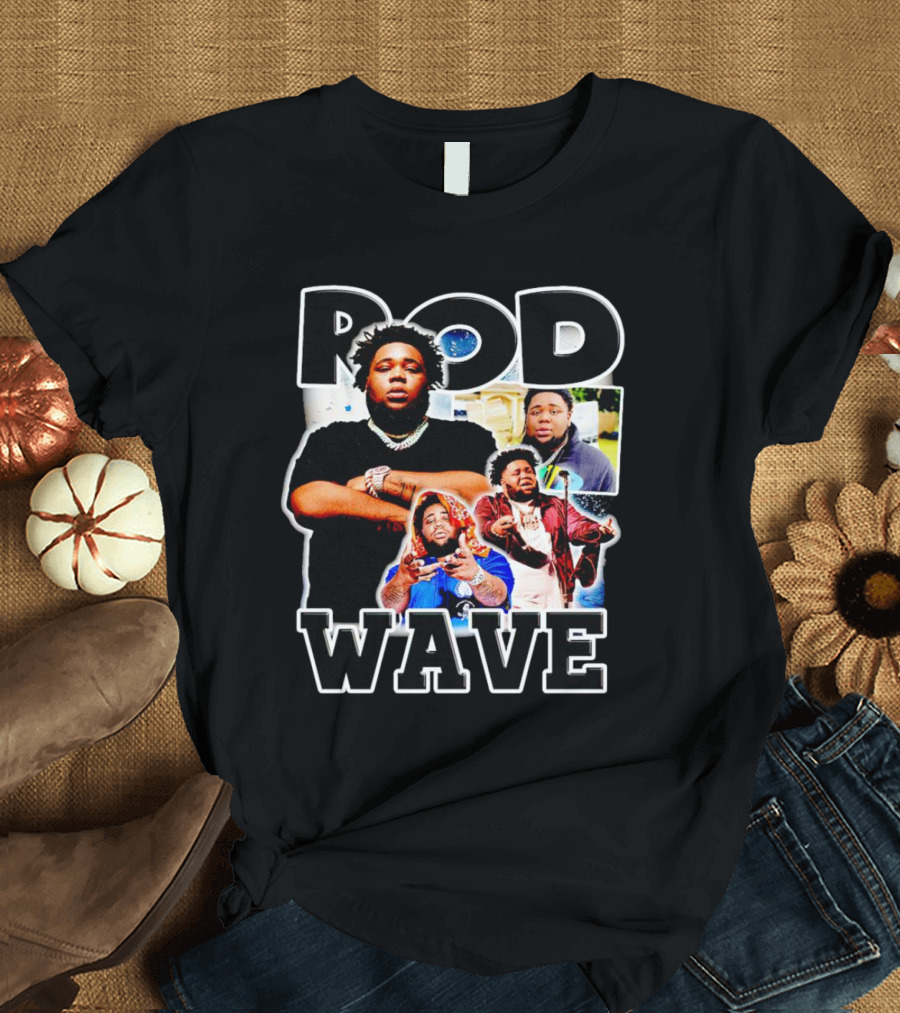 Rod Wave Vintage Collage Hip Hop T-Shirt